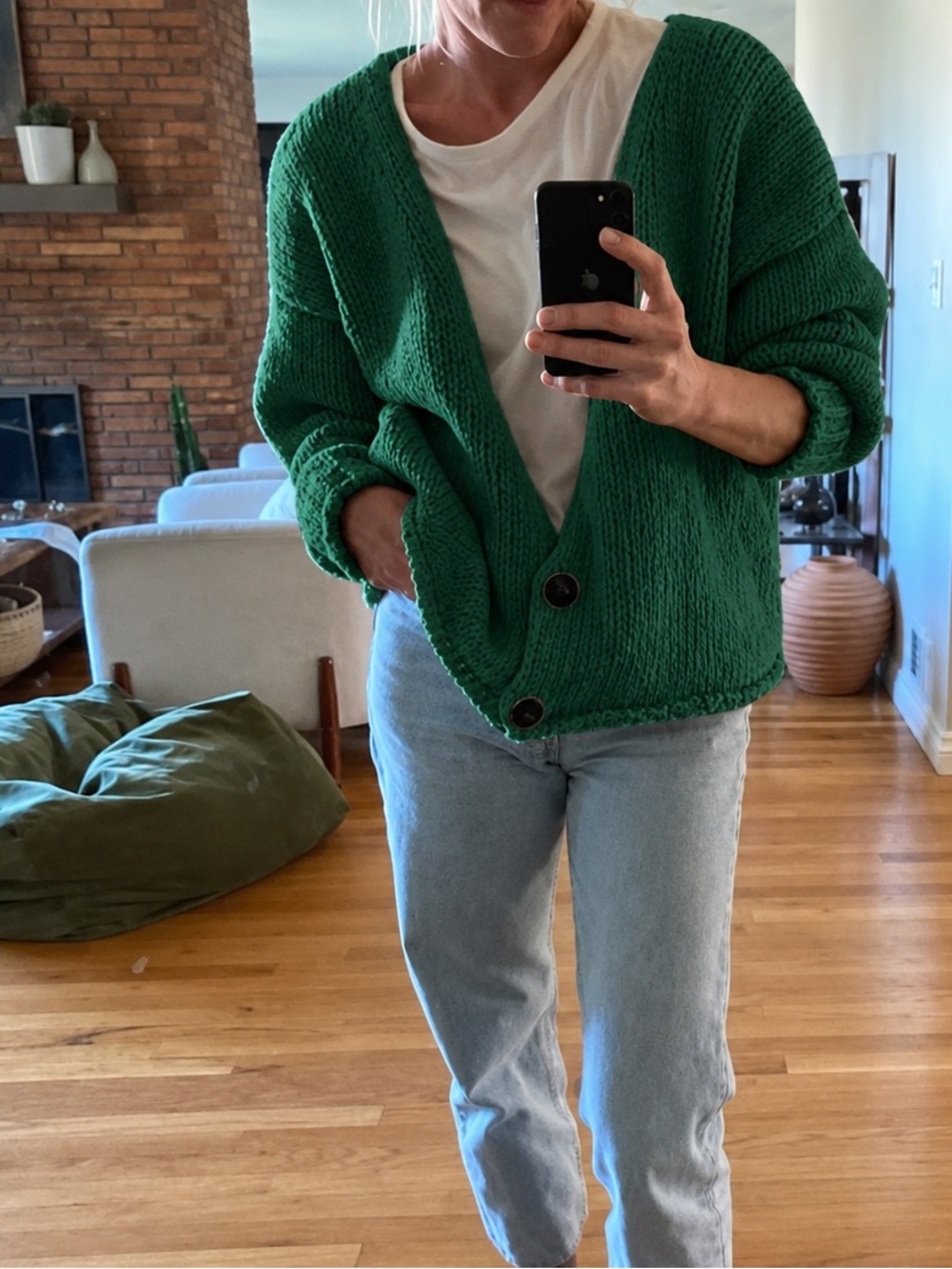 Babaa No57 cardigan - Emerald